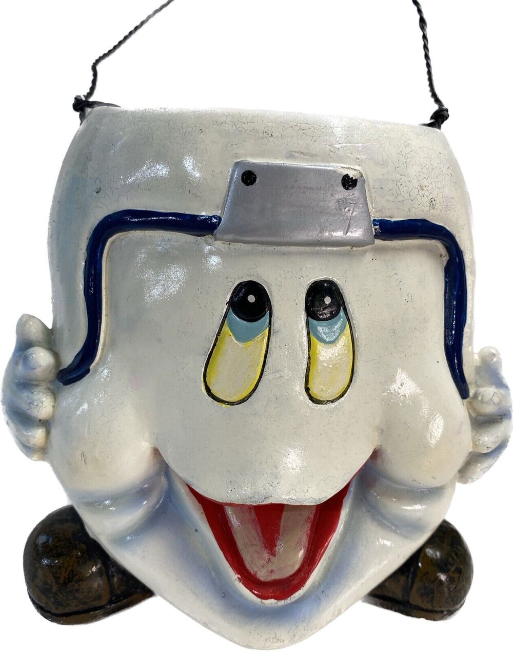 Vintage TN Titans Halloween Candy Boo Bucket w Tag NFL Trick or Treat Bucket